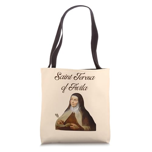 Bolsa Tote Saint Teresa de Ávila escribiendo miniatura 1