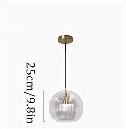 Luminaire de plafond anti-éblouissement double verre pour table de repas - 6