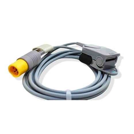 Adult SpO₂ Extension Probe | CMS5100 & CMS8000 Monitor Compatible | Medical Sensor | Medical Grade Sensor for Accurate Oxygen Saturation Monitoring | Hospital Oximeter Probe | Reusable SpO2 Patient Monitor Sensor | Fingertip Oxygen Sensor | SpO2 Monitor Accessory Adult SpO₂ Extension Probe | CMS5100 & CMS8000 Monitor Compatible | Medical Sensor | Medical Grade Sensor for Accurate Oxygen Saturation Monitoring | Hospital Oximeter Probe | Reusable SpO2 Patient Monitor Sensor | Fingertip Oxygen Sensor | SpO2 Monitor Accessory