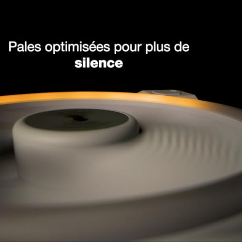 Ventilateur PWM 120mm be quiet! Light Wings White pack de 3