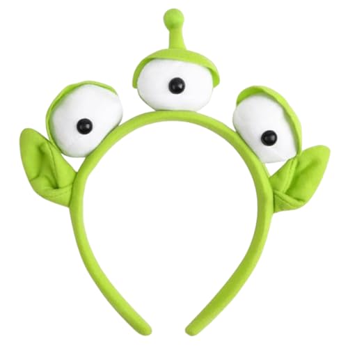 JBLJDWD Alien Headband Ratatouille Headband Personality Funny Story Alien for Face Wash Makeup Cookie Monster Headbands for Adults Hair Accessories