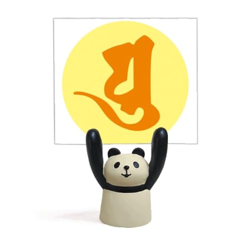 Porte-mémo rond panda Culture Yu pour bureau
