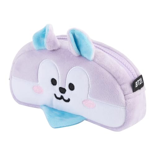 Grupo Erik Estuche Escolar BT21 Mang - Estuche BT21 Mang - Estuche Felpa - Estuche Rectangular Vuelta al Cole - Estuche niña - Estuche BTS, BT21 Merchandising Oficial