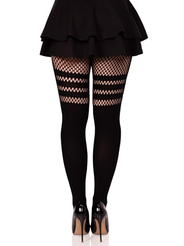 Image of Leg Avenue Women's Dark Alternative Fishnet Tights