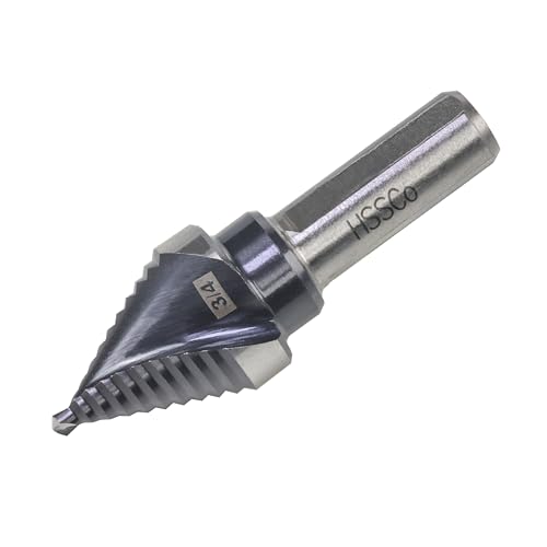 Image of 3 /4 inch Single Size M35 Step Drill Bit Unibit for Hole Drilling