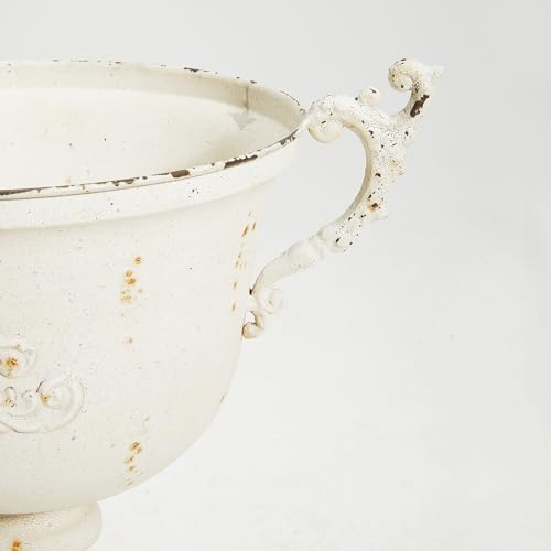 Worthgarden21hmetalurnplanters2packwhiteclassicantiqueironplantpotsdecorativerusticflowerpotsforoutdoorusetraditionalurnplanterforgardenpatiofrontporch Urban Country Home Decor Worth garden 21 h metal urn planters 2 pack white classic antique iron plant pots decorative rustic flower pots for outdoor use traditional urn planter for garden patio front porch urban country home decor