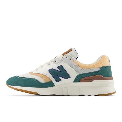 New Balance Men's 997H V1 Sneaker, Sea Salt/New Spruce/Team Royal, 132