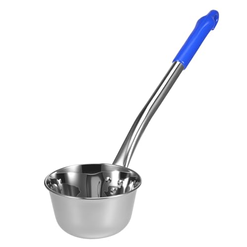 BAZEITFLOW ステンレス製おたま 長柄設計で調理や盛り付けに 多機能スープレードル 軽量で握りやすいキッチン用メタルスプーン 家用ソースや