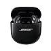 Bose QuietComfort Ultra True Wireless Bluetooth Adjustable Noise Cancelling Earbuds, Spatial Audio, Up to 6 Hours of Play Time, Black Bundle with Alternate Sizing Kit