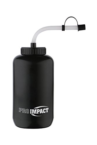 Pro Impact Boxing Water Bottle - Squeezable Plastic w/Long Straw - Ideal