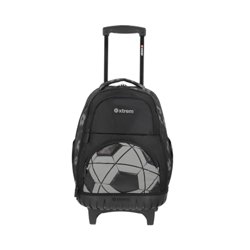 Mochila de rodinha Cross 2.0 5XT Preta Futebol
