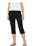 trigema chef villa Legerer Schnitt Trigema Damen 537292 Sporthose, Schwarz (Schwarz 008), 44 (Herstellergröße: L)