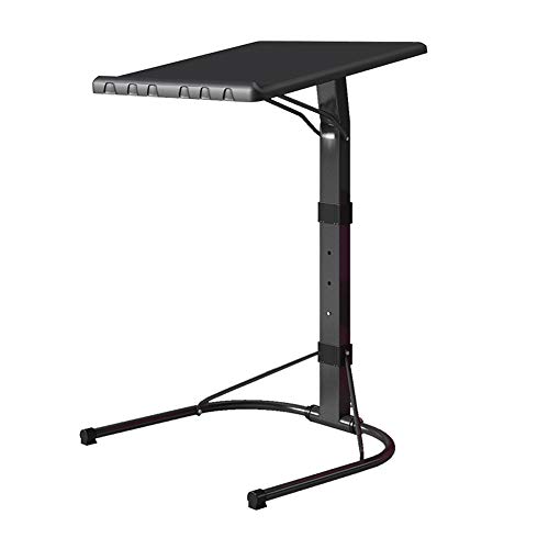 Escritorio de ordenador portátil mesa de mobiliario comercial fácil de llevar hogar oficina 430x420x(58-69.5) cm negro