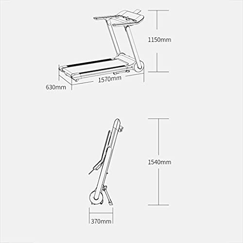 Image of Professiona Treadmill,Multifunctional Running Machine,Folding,Super Silent,Enjoy Exercise,for Home Gym Workout Fitness