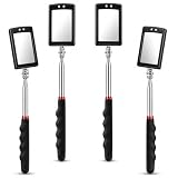 Jeffbaubl 4 Pack Telescoping Inspection Mirror, Flexible Mirror Tool