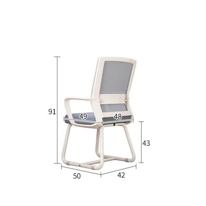 Ergonomiczne krzesło biurowe, Krzesło biurowe, ergonomiczne krzesło biurowe, krzesło biurowe ze środkowym oparciem, oddychające siatkowe krzesło do domowego biura Krzesło biurowe(Czarny)