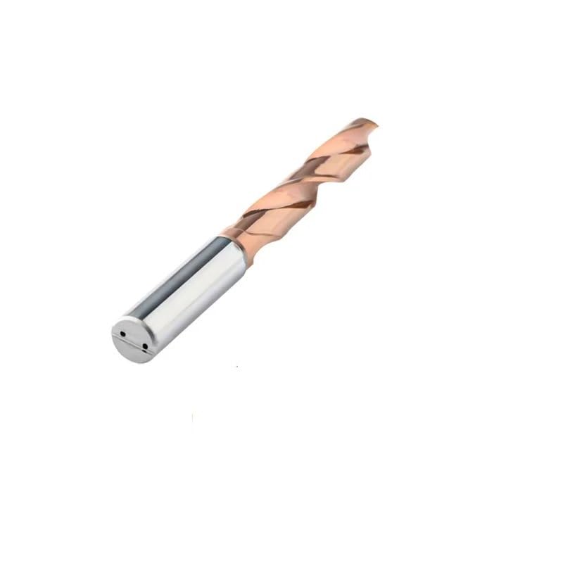 1 Uds. Broca de Carburo de 3-14mm con orificio de refrigerante interno for herramienta CNC eficiente de acero broca de refrigerante interno de acero de tungsteno(5.3mm)