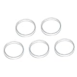 HEALEEP 5stücke Transparente Glas Petrischalen Für Laborkultur Hochborosilikat Korrosions Und Hitzebeständig Für Wissenschaftliche Experimente Und Forschung Stabiler Runder Boden