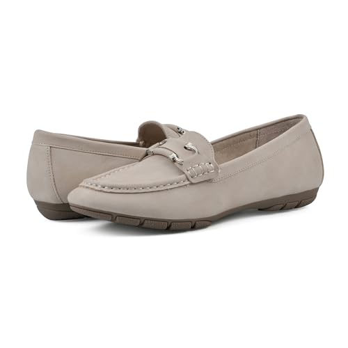 Image of CLIFFS BY WHITE MOUNTAIN Women's Glaring Cushioned Loafer Flat