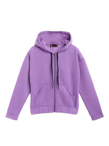 Image of Alano Unisex-Child Wool Blend Comfortable and Stylish Hooded Full Sleeve Lightweight Sweatshirt