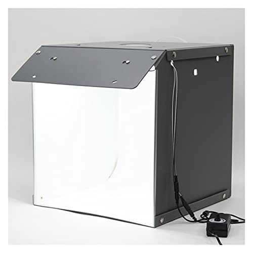 LFOZ 16 x 16 Zoll Fotografietisch, Lichtbox, 102 LEDs, dimmbar, tragbar, für Fotostudio, Studio und Softox (Farbe: EU…