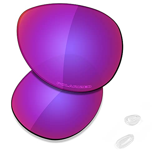 Image of SAUCER Premium Replacement Lenses & Nosepads for Oakley Feedback OO4079 | UV400 Protection, Anti-Scratch, Precise Fit & Enhanced Clarity Sunglasses High Defense - Midnight Sun Polarized