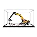 Produktbild Figuren-Displaybox für LEGO 60420 für City Raupenbaagger, Acryl, staubdicht, transparent, benutzerdefinierte Vitrine (kein Modell) (Spiegel + 3 mm)