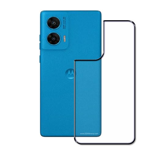 Back Tempered Glass Screen Protector Compatible For Moto G96 5G Full Screen Coverage With Easy Installation Kit For Cellphone.