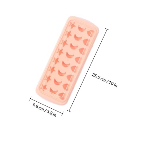 Bandeja para Cubitos de Hielo de Silicona Rosa miniatura 2