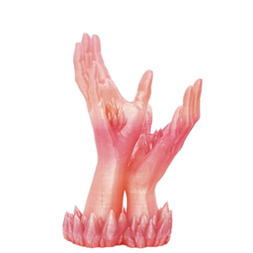 Image of Translucent Rainbow Peach Pink Glitter PLA 1.75mm 1kg 3D Printer Filament | Transparent finish Glitter sparkle Gradient Yellow Pink Smooth transition Color Change 1kg spool 2.2lbs for Bambu Ender