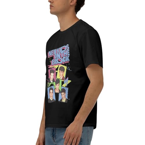 New-Kids On The-Block T-Shirt Classic Short Sleeve Cotton Tee Tops for Men4