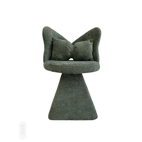 Sillón Plegable Chenille Verde miniatura 1