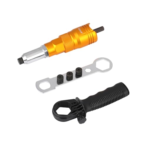 Hoteche Rivet Gun Adapter Kit Cordless Drill Riveter Tool Rivet Attachment for Power Drill