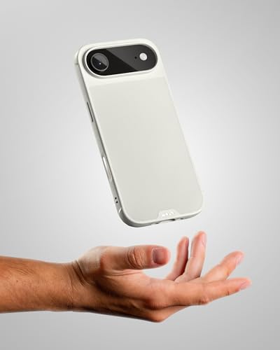 Image of Mous for iPhone Air Case, Compatible with MagSafe - Limitless - Protective Magnetic Cover for iPhone Air - Shockproof, Full Camera Protection, Anti-Scratch Back, Stone