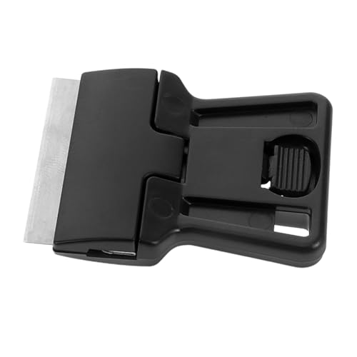 ibasenice Raspador Metálico Multifuncional para Vidrio y Vinilo con Cuchillas Intercambiables Herramienta Eficaz para Eliminar Pintura Restos de Ventanas y Limpieza de Juntas para