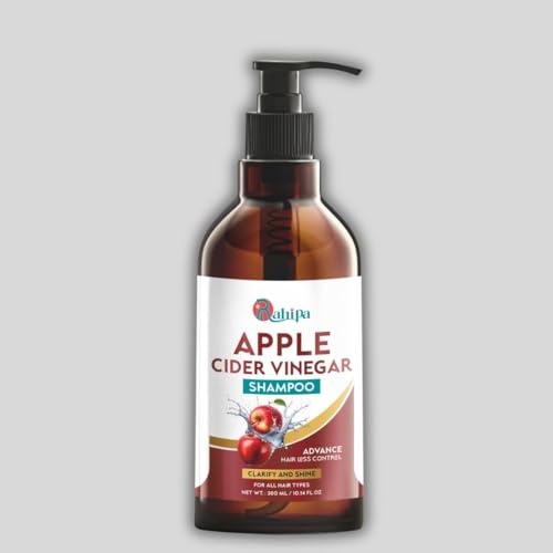 Apple Cider Vinegar Shampoo -Mild Anti-Dandruff Shampoo For Daily Use | Suitable For Men & Women | Balances Ph Level | Contains No Sulphates, Parabens Or Harmful Chemicals Shampoo ((600 ML))