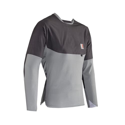 Maillot VTT AllMtn 4.0 gris en taille M pour le confort des cyclistes sur sentiers