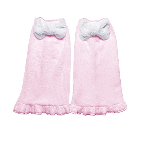 Bzb Women's Kawaii Leg Warmers Socks Harajuku Fuzzy Fluffy Plush Cartoon Cosplay Foot Warm Socks For Girls #TOP22