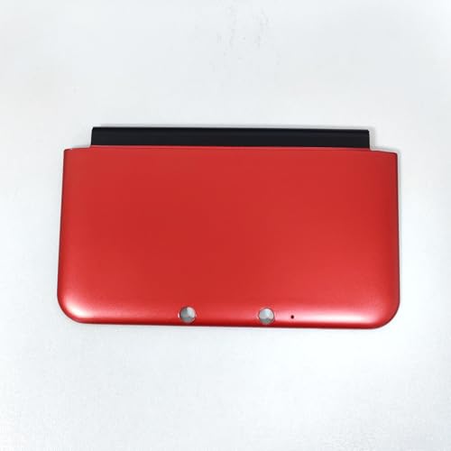 Image of Front and Back Shell Housing Case for Nintendo 3DS XL Console, Replacement A /E Faceplate Upper /Bottom Cover Plates for Old 3DSXL, Red