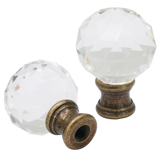 Biaungdo QY20240326-0402 2 Pack Crystal Lamp Finial cover