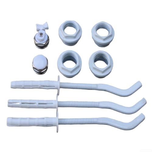 Kit di accessori per l'installazione del radiatore da 13 pezzi, con hardware di montaggio sicuro a parete, con connettori filettati, coperture per tubi, ganci di montaggio e viti (2)