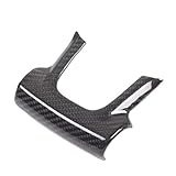 Para Fiat 500 Para Abarth 595 695 2020 2021 2022 2023 Cubierta Del Panel De Control Ventana Coche Accesorios Adhesivos Fibra Carbono Real.