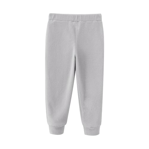 Toddler Boys Warm Heated Microfleece Pants, 4-Pack Fleece Bottoms, 2-6 Years4