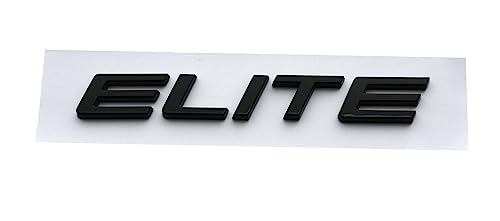 Image of 1x Rear Elite Emblem Car Badge Logo Replacement for 2020-2022 Car 08F20-THR-100G (Glossy Black)