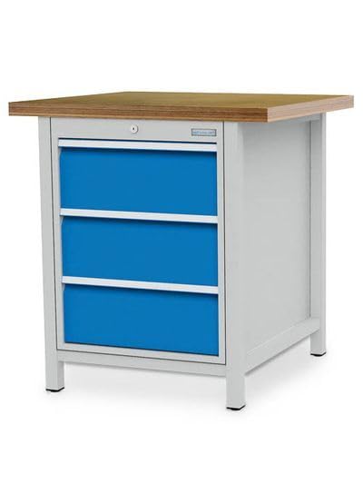 Bedrunka+Hirth - Kastenwerkbank 810x750x959 mm mit 3 Schubladen
