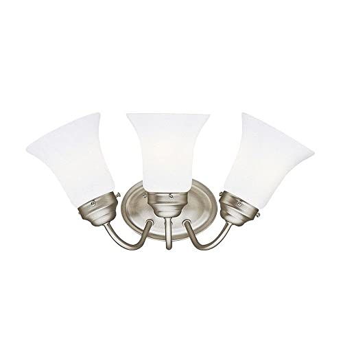 Image of Kichler 6123NI Bath 3-Light, Brushed Nickel