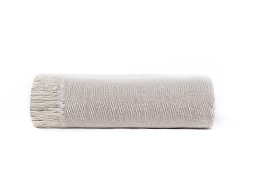 Todocama - Multipurpose Sofa Quilt, Foulard Blanket, Plaid for Bed, Sofa Cover, Jarapas, Made in Spain, Smooth (125 x 180 cm, Sand Beige). - Cosy Home Interiors Todocama - Multipurpose Sofa Quilt, Foulard Blanket, Plaid for Bed, Sofa Cover, Jarapas, Made in Spain, Smooth (125 x 180 cm, Sand Beige). - Image 2