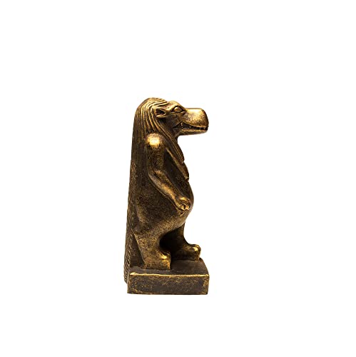 Estatua Taweret Diosa Egipcia de Bronce Animal miniatura 6