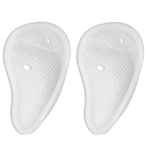 EliteTek Athletic Cup Groin Protector Adult &Youth Athletic Supporters for Men - Flex Cup(2, Large) White