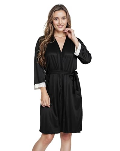 Image of PNAEONG Satin Short Wedding Nighty for Women Bridal